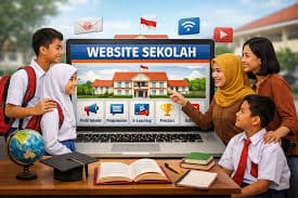 website sekolah sebagai sarana edukasi