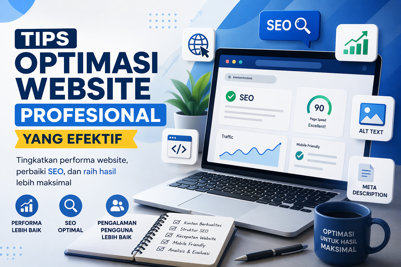 tips optimasi website profesional