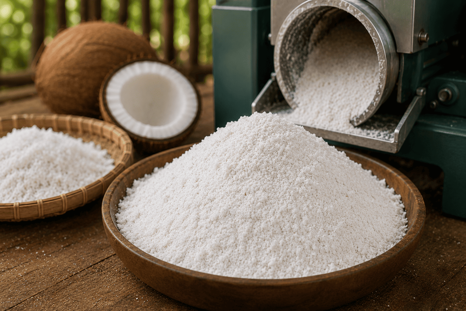 cara tingkatkan kualitas tepung kelapa